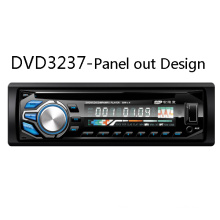 Panel desmontable salida DIN un 1DIN coche Multimedia estéreo reproductor de DVD Radio FM / Am USB SD Aux MP3 Audio Video sistema de animación
